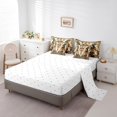 thumbnail image 3 of Erosebridal Ancient Egypt Civilization Pharaoh Bedding Sets Full Size, Mysterious Hieroglyphics Tribal Comforter Sets with Sheets, Reversible 7pcs, 3 of 5