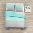 thumbnail image 6 of Glitter Ombre Metallic Print Comforter Yellow/Gray 3Pc Set Full/Queen, 6 of 11