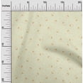 thumbnail image 2 of oneOone Viscose Chiffon Light Yellow Fabric Retro Popcorn Sewing Craft Projects Fabric Prints By Yard 42 Inch Wide, 2 of 5