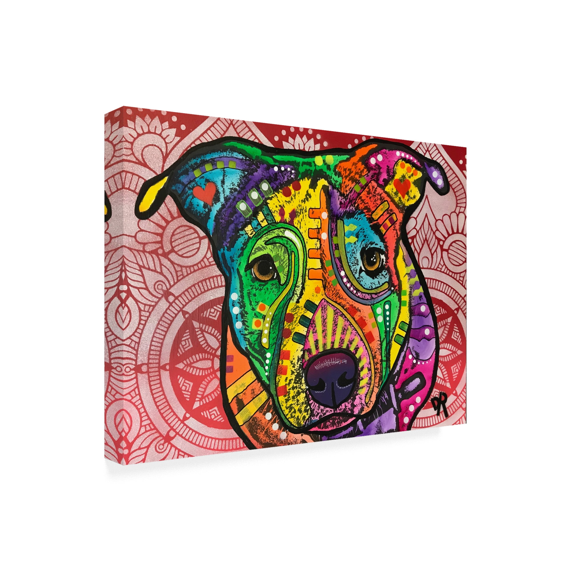 Trademark Fine Art 'Begging Stencil' Canvas Art by Dean Russo