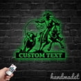 thumbnail image 4 of Handmadetneonsign Calf Roping Metal Wall Art Light, Horse Metal Sign Wall Decor, Horse Metal Decor, 4 of 5