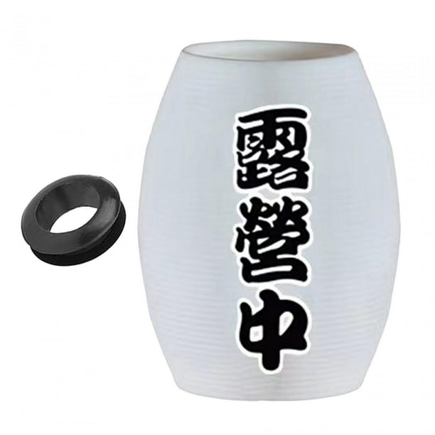 Cubierta de luz para acampar Pantalla Suministros impermeables Letrero Cubierta de linterna colgante ligera Estilo japonés para fiesta Patio Bar Sushi Estilo B