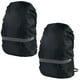 thumbnail image 2 of BRIGHTFUFU 2Pcs Mochila impermeable Fundas para lluvia Fundas para mochila con rayas reflectantes (M), 2 of 7