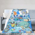 thumbnail image 2 of Manta de franela ultra suave con dibujos de ardillas, cálida y acogedora, regalo para niños, niñas, viajes, camping, sofá cama de 152 x 127 cm, 2 of 8