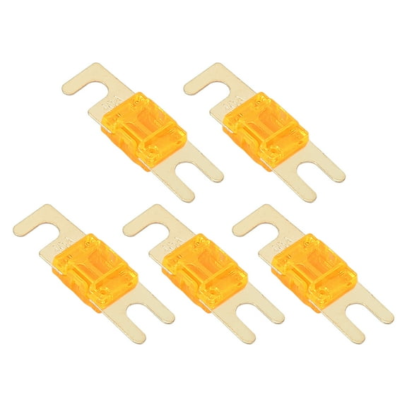 5pcs Mini ANL Fuses 40A 40AMP for Car Truck Motorcycle Boat Audio CDs Orange