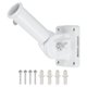 thumbnail image 1 of Soporte para bandera Uxcell, soporte de bandera de aleación de aluminio con hardware, blanco, 1 of 1