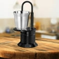 thumbnail image 4 of Single Tube Moka Pot 1 Cup 50ML Italian Coffee Maker Portable Coffee Brewer for Outdoor Parties Travel Camping,Black, 4 of 8