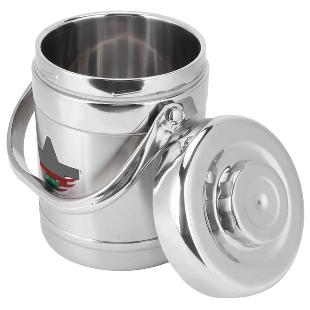 Box 1.2L StraightShaped Stainless Steel Vacuum Lunch Box Pot Insulated Food Container for School