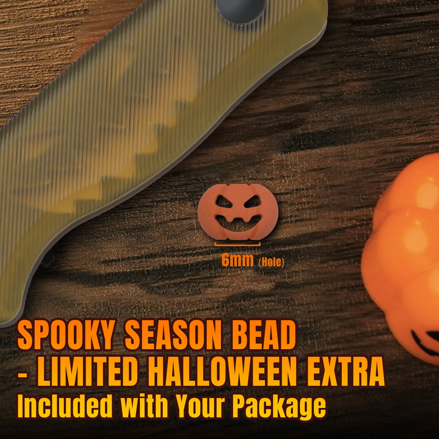 Kizer Halloween Drop Bear Fix Fixed Knife 14C28N Blade PEI Handle With Sheath Limited Halloween Edition Gift 1094HW2