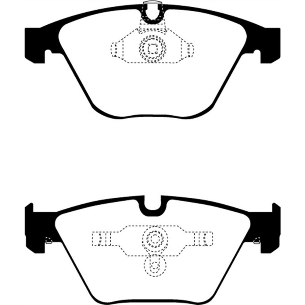 EBC 0810 BMW M3 4.0 (E90) Redstuff Front Brake Pads