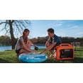 thumbnail image 4 of Generac GP3300i Portable Inverter Generator - Gasoline, 3300W Surge, Orange, Black, 4 of 8