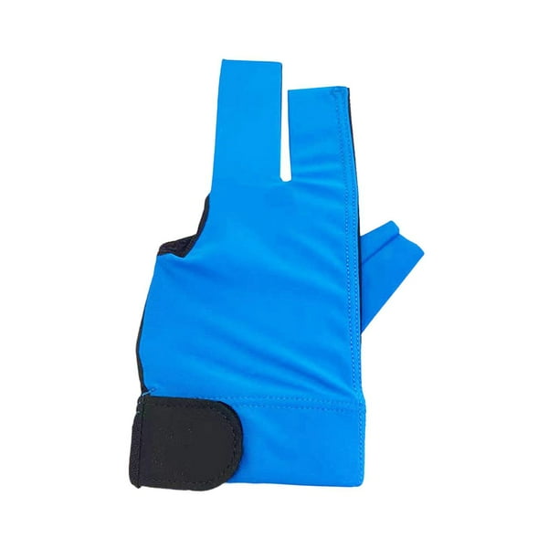 Guante de billar Strade Fareast Limited antideslizante para mano izquierda azul