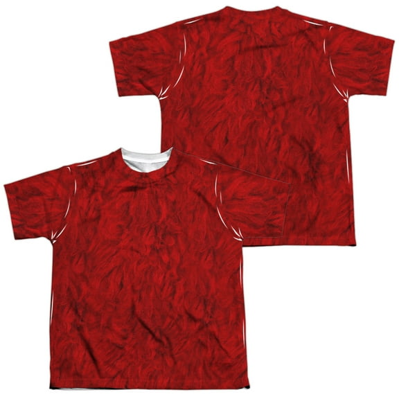 Sesame Street TV Show Elmo Costume Boys Youth Front/Back Print T-Shirt Tee