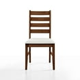 thumbnail image 2 of New Classic Furniture Pascal Wood Dining Chair in Walnut (Set of 2), 2 of 8