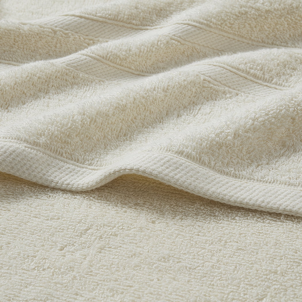 Clorox Bleach Friendly 2 Piece Hand Towel Set, 16X26", Ivory