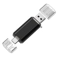 thumbnail image 1 of USB stick with USB 2.0 and Type-C, 2-in-1 memory stick, 1 of 8