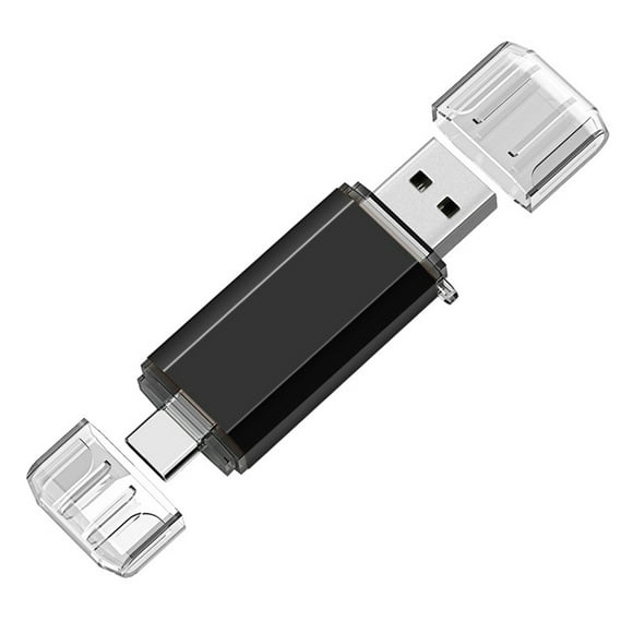 U disk 128G mobile computer dual-use 64G rotary USB high-speed TYPE-C64G car USB for Android Smartphone, Computers, MacBook, Tablets, PC