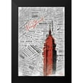 thumbnail image 2 of OnRei 13x18 Black Modern Framed Museum Art Print Titled - Empire A, 2 of 5