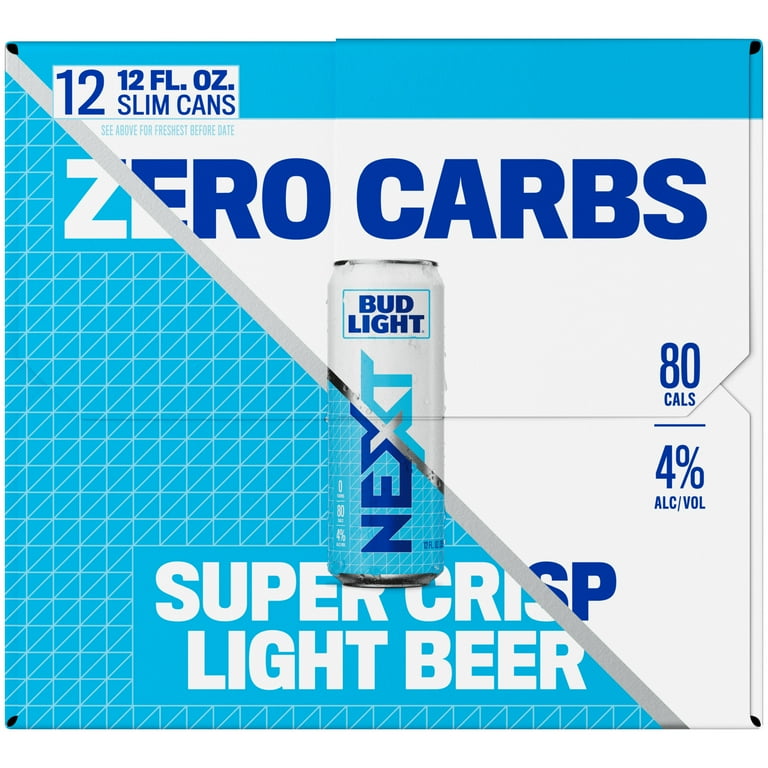 Bud Light, Beer Lager, 12 Pack 12 fl oz Aluminum Cans - Walmart.com