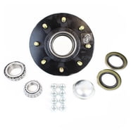 SOUTHWEST WHEEL 4-Hole Idler Hub Kit For 2,000 Lb. Axles - Fits BT9 Spindle (1 1/16"), Includes Bearings, Seal, Grease Cap, Nuts