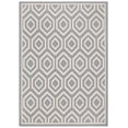 thumbnail image 2 of Safavieh Courtyard Amelia Geometric Indoor/Outdoor Area Rug, Anthracite/Beige, 8' x 11', 2 of 9