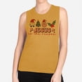 thumbnail image 2 of Smiley Jesus Is the Reason Christmas Women's Muscle Tank X-Large Antique Gold, 2 of 5