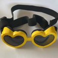 thumbnail image 5 of RV 2 gafas para mascotas, protección ocular a prueba de viento, accesorios para mascotas, gatos y perros, gafas de sol frescas y hermosas, gafas de sol plegables para perros (rosa + negro) brillar Electrónica, 5 of 5