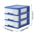 thumbnail image 4 of Gnmfd Cabinet Drawer Storage Organizer for Office Desk, Desktop Storage Bins with Drawers, Layered Plastic Storage Box for Home Office Supplies, Closet Organizers and Storage, 4 of 7
