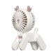 thumbnail image 2 of Mini Ventilador De Carga Usb Ventilador de mano silencioso de viento fuerte con enfriador de aire recargable para exteriores (blanco), 2 of 6
