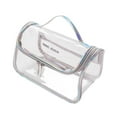 thumbnail image 1 of Bolsa de maquillaje transparente impermeable Fernando organizadora de cosméticos de viaje Gris, 1 of 8