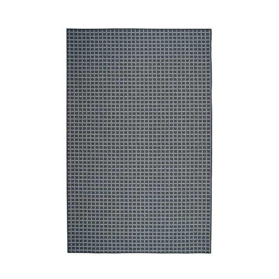 Furnish My Place Corner Indoor/Outdoor Commercial Color Rug - Black, 5' x 6', Pet and Kids Friendly Rug. Made in USA, Rectangle, Area Rugs Great for Kids, Pets, Event, Wedding