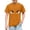 Orange, variant on Boys Blue Angry Face Graphic T-Shirt 100% Soft Cotton Short Sleeve Crewneck Tee Funny Novelty TopSize 9 T