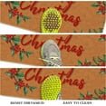 thumbnail image 6 of Holly Rug Merry Christmas Doormat Outdoor Entrance Christmas Rug for Outdoor Welcome Mats for Front Door, Brown Indoor Christmas Mat Non Slip Doormat Indoor or Outdoor for Home Decor, 30 X 17 Inch, 6 of 6