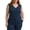 Rivet Navy Stripe, variant on ® Women's Vest, Sizes XS-XXL