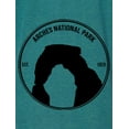 thumbnail image 3 of Gravity Outdoor Co. Arches National Park Mens T-Shirt - Evergreen - M, 3 of 3