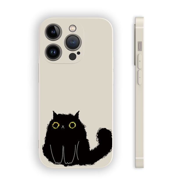 Muestra tu estilo: funda plateada arcoíris de doble capa esmerilada con ilustración peculiar para iPhone 15 Pro Max 14 13 12 Pro 11