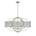 thumbnail image 3 of Golden Lighting 3167-LP PW-PW Colson PW Linear Pendant with Pewter Shade, 3 of 3