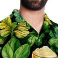 thumbnail image 5 of Saint Patrick's Day Men's Short Sleeve Spread Collar Hawaiian Shirts, Casual Printed Button Down Summer Beach Tops, Unisex Men's Shirts, 5 of 6