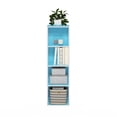 thumbnail image 6 of Furinno Pasir 4-Tier Open Shelf Bookcase, Light Blue/White, 6 of 6