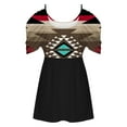 thumbnail image 4 of Cold Shoulder Tops for Women Floral Print Short Sleeve Shirts Dressy Casual Sexy Tops Round Neck Tees Blouses, 4 of 5