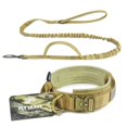 thumbnail image 2 of Dog Collar Leash Set Big Adjustable Fashion Tactical Military Pet Training Collar Running Leash for Medium Large Dog Accessories ShopWise Round, 2 of 11