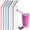 Macaron, variant on NiHome 6PCS Extra Wide Reusable Bent Silicone Straws for Boba, Smoothies, Bubble Tea, Eco-Friendly Bent Straws for Thick Drinks, Child-Safe, Customizable Length, 2 Brushes for Cleaning(Nature Colors)