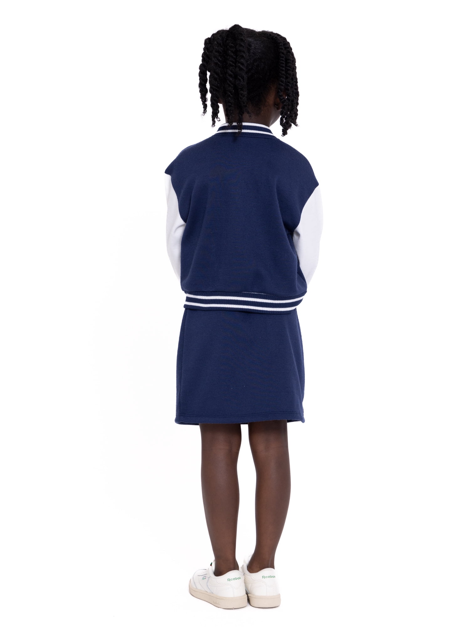 Bluey Toddler Girls Varsity Jacket and Skirt Set, Sizes 12M-5T