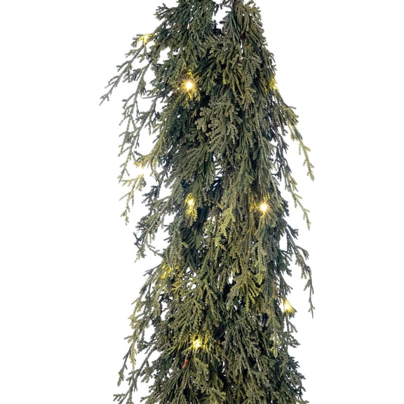 9 ft. Pre-Lit LED Garland - Cedar