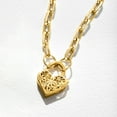 thumbnail image 6 of Ross-Simons Italian 14kt Yellow Gold Floral Embroidery Heart Locket Necklace, Women's, Adult, 6 of 8