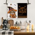 thumbnail image 4 of Sm:)e Spider Web Jack-O'-Lantern Pumpkin Cat Happy Halloween Kitchen Towels Dish Towels 18x26 Inch Set of 2, 4 of 6