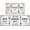 Gray, White, variant on Wine-Themed Kitchen Mat Set - Cushioned Retro Non-Slip Runner Rugs, Waterproof for Laundry Room, Set of 2 (17x30+17x47), Adds a Sophisticated Wine Bar Feel to Your Kitchen