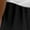 Black, variant on Black Linen Shorts Womens Casual Solid Side Pockets Pants Shorts Elastic Waist Pockets Daily Mid Long Shorts