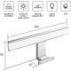 thumbnail image 2 of 5500k Bathroom Mirror Light, 30cm 6w 230v & 650LM LED Wall Light, IP44 Waterproof, White Light, Energy Saving, 2 of 5