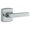 Polished Chrome, variant on Baldwin 5485V190PRIV 5485V Privacy Door Lever Set - Black